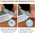 Knife Sharpener 6-In-1, Double-Sided 400/1000 Grit Diamond Knife Sharpening Stone with 3 Slots for Coarse and Fine Grinding, Multi Use Sharpening ...