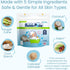 TruKid Bubble Podz Bubble Bath for Baby & Kids, NEA-Accepted for Eczema, Gentle Refreshing Colloidal Oatmeal Bath Bomb for Sensitive Skin, pH Bala...
