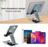 Miady Cell Phone Stand for Desk, 360° Rotating Dock Tablet Stand, Adjustable Thick Phone Case Stand Compatible with All Mobile Phone, iPhone 14 13...