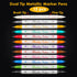 Dual Tip Metallic Marker Pens, Brush and Fine Point Pens for Black Paper, Rock Painting, Easter Egg, Halloween Pumpkin, Card Making, Metal, Cerami...