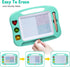 SGILE Magnetic Drawing Board for Kids, Colorful Erasable Doodle Board with Magnet Pen, Painting Sketch Pad with Three Stamps, Travel Toy, Birthday...