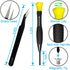 18PCS Mini Precision Screwdriver Set With Case, Lengnoyp Magnetic Small Flathead Phillips Pentalobe Torx Star Screwdriver Set Kit and Tweezers for...