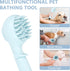 Dog Shower Brush Attachment - Pet Shower Attachment Dog Shower for Gentle Grooming, Easy to Use Dog Shower for Home Grooming, Dog Bath Brush for D...