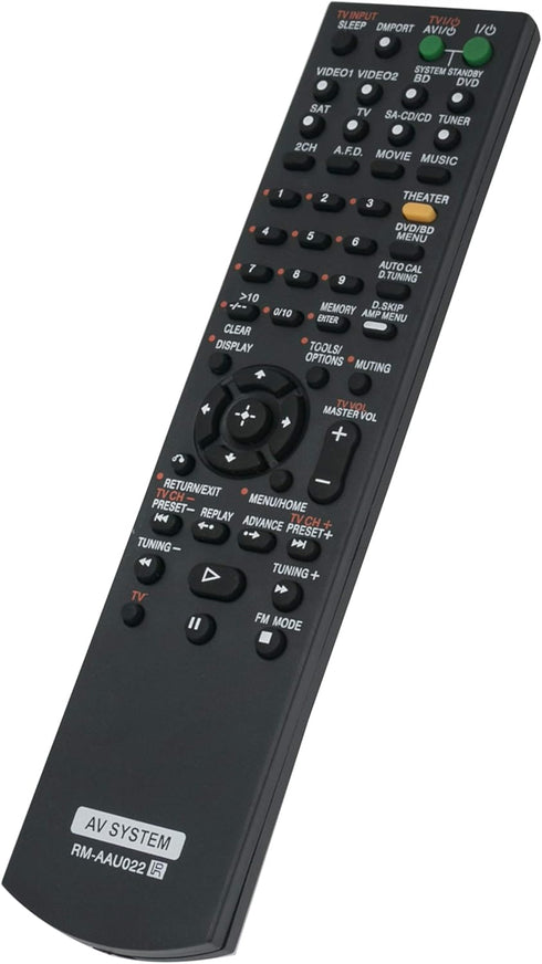 RM-AAU022 Replaced Remote fit for Sony AV Receiver HT-SS2300 HTDDW5000 STR-DG520 STRKM7500 HTDDWG700 HT-SF2300 STR-KS2300 1-480-099-21 Home Theate...