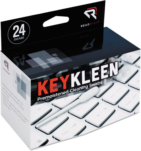 Read Right RR1243 KeyKleen Premoistened Cleaning Swabs 24/Box...