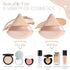MOTZU 6 Pieces Powder Puff for Face , Cotton Velour Triangle Makeup Puff for Setting, Contouring, Under Eyes, and Corners, 2.76-inch Normal Size, ...
