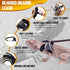 Adjustable Lizard Leather Leash Harness and Bearded Dragon Carrier Sling, Reptile Small Pet Training Leashes and Beardie Snuggle Sling Bag for Out...