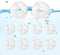 WELOV 10 Pack Humidifier Filters, Humidifier Tank Cleaner for Humidifiers, Vaporizers and Steamers...