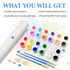 PRASIO Paint by Numbers Kit for Adults Beginner, Flower Landscape Adult Paint by Number Kits, DIY Acrylic Paint by Numbers Kit for Adults Canvas f...