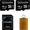 Pack of 2 Micro SD Card 16GB Flash Memory Card Micro SDHC with SD Adapter and Card Reader, C10, A1, U1, UHS-I (16 GB)...