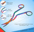 Multi Rainbow 6 Inch Machine Embroidery Double Curved Scissors Bundle + Thread Cutter Nipper Blue...