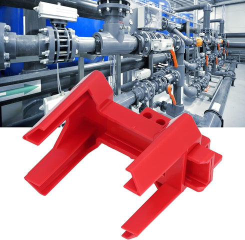 Ball Valve Lockout, Adjustable Prinzing Valve Lock Tagout Recycled Locking Device Outdoor Water Spigot Industrial Faucet Handle Pipeline Safety Lo...