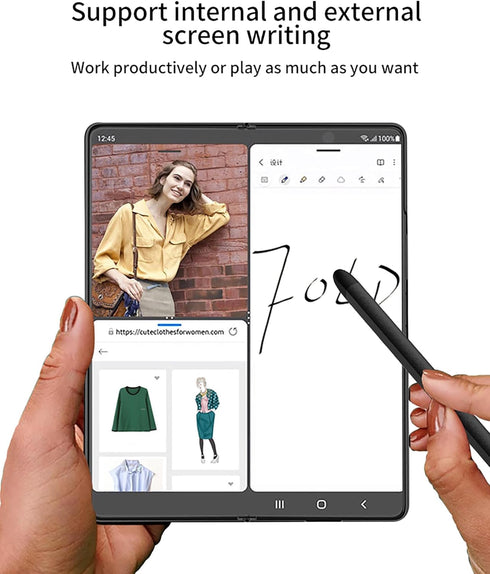 Galaxy Z Fold 5/4/3 S Pen for Samsung Galaxy Z Fold 5/4/3, S Pen Fold Edition Only Compatible (Gray)...