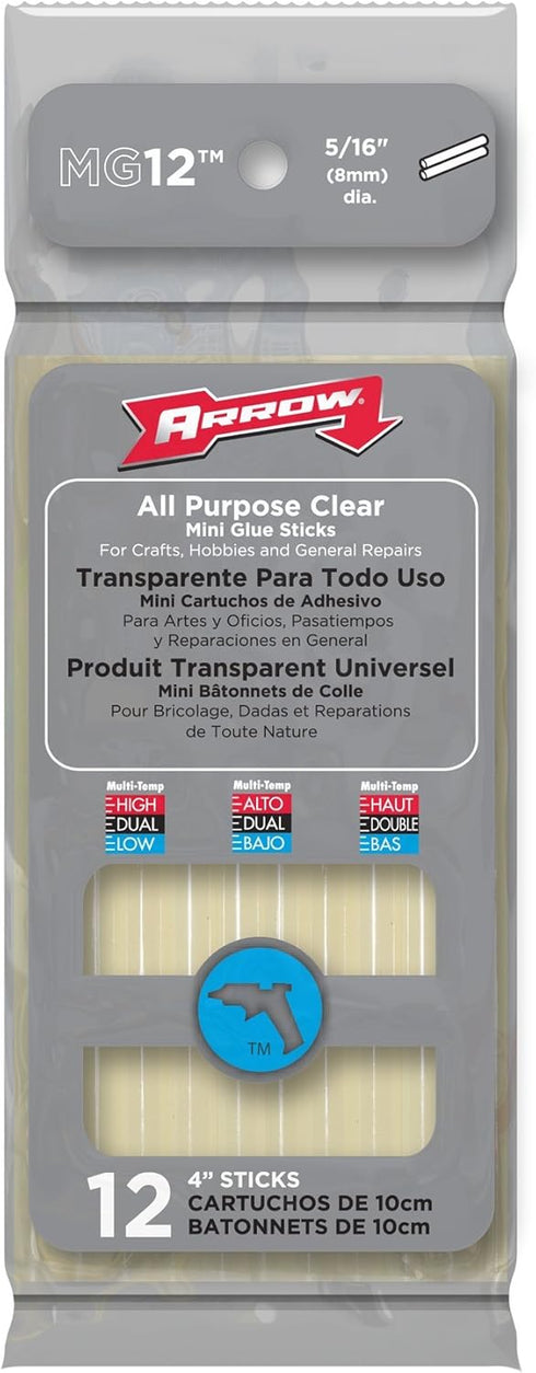 Brand Arrow Fastener MG12 All Purpose 5/16" Mini Glue Sticks, Pack of 3...