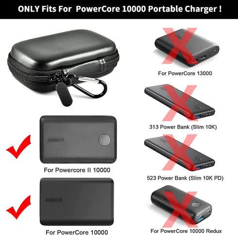 Case Compatible with Anker for PowerCore 10000 Portable Charger 10000mAh Power Bank. Battery Pack Charger Storage Holder for Anker Nano Power Bank...