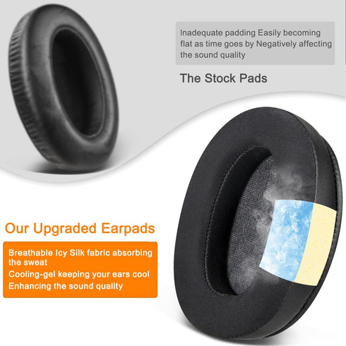 SOULWIT Earpads Cushions Replacement for Sony WH-XB910 XB910N Extra Bass Noise Cancelling Headphones, for Sony WHXB910N Wireless Headset, Ear Pads...