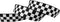Black Grosgrain Ribbon White Checkered Printed, 7/8 Inch 10Yards...