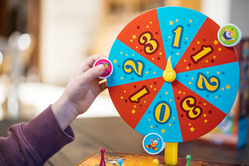 Spin Circus Fun Spin and Move Dice Kids Board Game – Kids and Family Friendly educational game by Blue Orange Games - 2 to 5 players for Ages 4+...