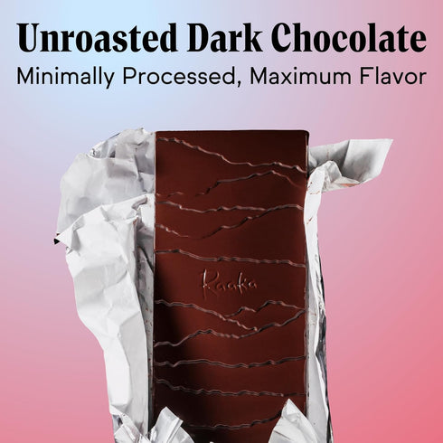 Raaka Chocolate 60% Cacao Coconut Milk Dark Chocolate Bars, 3-Pack, 1.8oz...