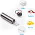 aiGear Stainless Steel Mini Pill Case Inner Diameter 0.48 Inch with Necklace Light Weight Pill Holder Waterproof Small Keychain Pill Box for EDC O...