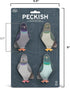 Genuine Fred PECKISH, Pigeon Magnetic Bag Clips...