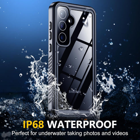 Designed for Samsung Galaxy S24 Case Waterproof, Built-in Screen & Lens Protector, Full Heavy Duty Shockproof Protection, 12FT Drop Protective Pho...