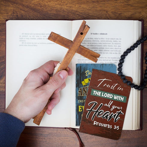 24 Pieces Bible Verse Notebook Religious Motivational Notepads Colorful Rustic Small Pocket Journal Inspirational Notepads Christian Notebooks for...