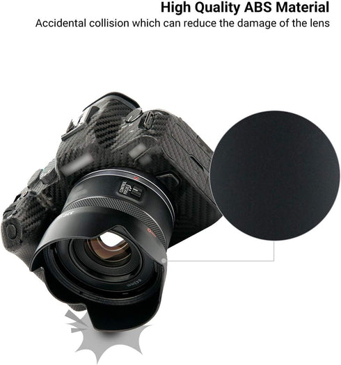 Tulip Flower Lens Hood for Canon RF 50mm f/1.8 STM on EOS R6 R5 RP R Camera, Reversible Lens Shade Replace Canon ES-65B Lens Hood, Compatible with...