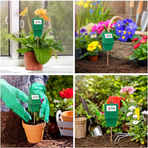 Soil Moisture Meter,Long Probe Plant Hygrometer Moisture Sensor Plant Water Monitor for Potted Plants,Garden,Farm, Lawn(No Battery Needed)...