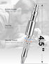 Adjustable Pocket Air Blow Gun, Industrial Style "M" 1/4 Inches Quick Plug, 150 PSI Max Portable Air Blower Pen for Dust Cleaning...