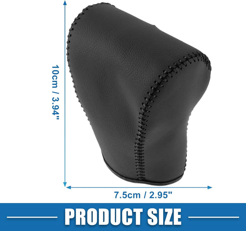 Gear Shifting Knob Cover Automatic Transmission Lever Trim for Hyundai Tucson 2006-2013 PU Leather Black...