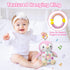 Penguin Baby Toys 0-6-12 Months,Stuffed Animal Plush Toy,Textured Hanging Ring,Rattles & Crinkle Sound Paper,Tummy Time Toys for Newborns Toys for...