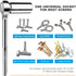 Prowin 3pcs Universal Socket Wrench Ratchet Useful Tool Sets for Men Father's Day Gifts Power Drill Adapter Retract to Form Almost Any Shape ?1/4i...