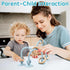 Baby Sensory Teething Chew High Chair Suction Toys for Infant Toddlers 6 12 18 24 Months, Food Grade Silicone Teether with Oak Loop Montessori Edu...