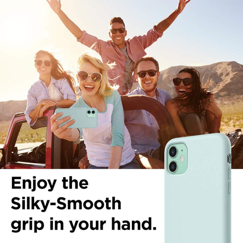 elago Compatible with iPhone 11 Case, Liquid Silicone Case, Full Body Protective Cover, Shockproof, Slim Phone Case, Anti-Scratch Soft Microfiber ...