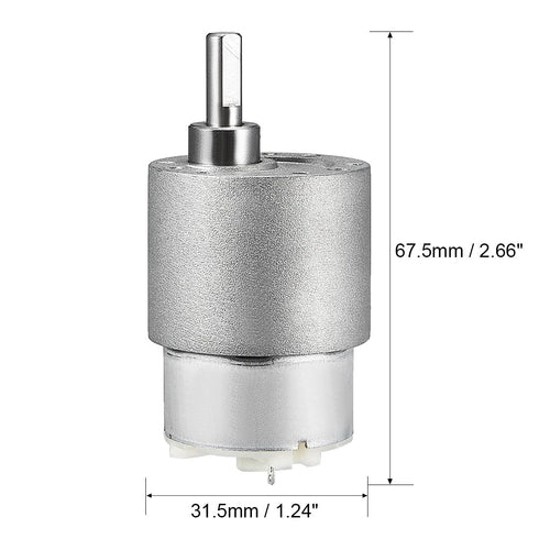 uxcell DC Motor Electric Gear Box Gearbox 6V 3RPM...