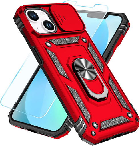 SunStory for iPhone 12/13 Mini Case with HD Screen Protector & Slide Camera Cover & Kickstand,iPhone 13 Mini Phone Case,iPhone 13 Mini Phone Case ...