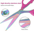 Left-Handed Fabric Scissors for Cutting Fabric, Garments, Textiles, 23cm Tailor's Scissors, Thread Cutter, Set of 2...