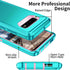 for Galaxy S10 Case,Heavy Duty Shockproof Dust/Drop Poof 3 Layers Full Bady Protection Rugged Case for Galaxy S10,Mint Green/Pink...
