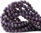 45PCS 8mm Natural Amethyst Gemstone Round Loose Beads Crystal Energy Stone Healing Power for Jewelry Making 1 Strand 15"...