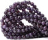 45PCS 8mm Natural Amethyst Gemstone Round Loose Beads Crystal Energy Stone Healing Power for Jewelry Making 1 Strand 15"...