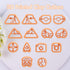 Puocaon Camping Polymer Clay Cutters - 14 Pcs Clay Cutters for Polymer Clay Earrings Making, 3D Print Camper Theme Polymer Clay Cutters, Compass V...