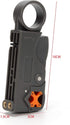 BNC RG58 Plug Crimp Connector and Striping Crimp Tool for RG58 RG59 Pack of 10...