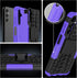 for Samsung Galaxy A15 5G Case with 2 Pack Screen Protector,Military Grade Shockproof, Heavy Duty Robust Bumper Cover with Kickstand for Galaxy A1...