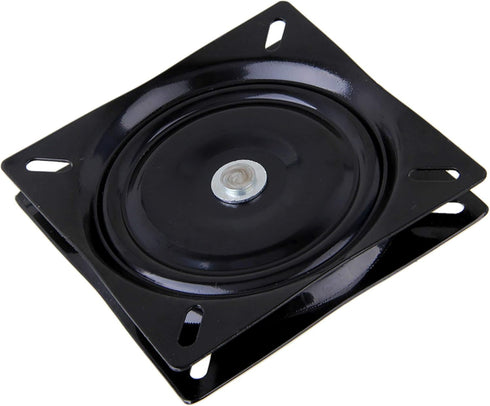 BQLZR 6.1 inch A3 Steel Plate Black Ball Bearing Square Swivel Chair Swivel Turntable for Bar Stool Chair...