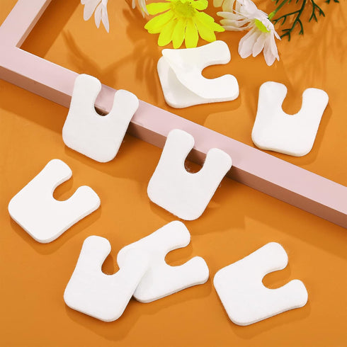 80 Pcs Callus Cushions U Shaped Felt Callus Pads Self Adhesive Foot Pads Soft Callous Pads for Foot for Protect Calluses from Rubbing on Shoes Pai...