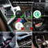 Wireless Charging Pad +QC 3.0 Car Charger Adapter Kit Qi Charge Mat Fast 15W 7.5W for iPhone 15 14 13 11 Pro Max 8 Plus X XR Xs Moto Google LG G8 ...