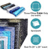 Eternal Beauty Sequin Pillow Covers, Glitter Decorative Pillowcase for Home Decor Throw Cushion Couch Sofa Bed Living Room, 18x18 inches, Black+Si...