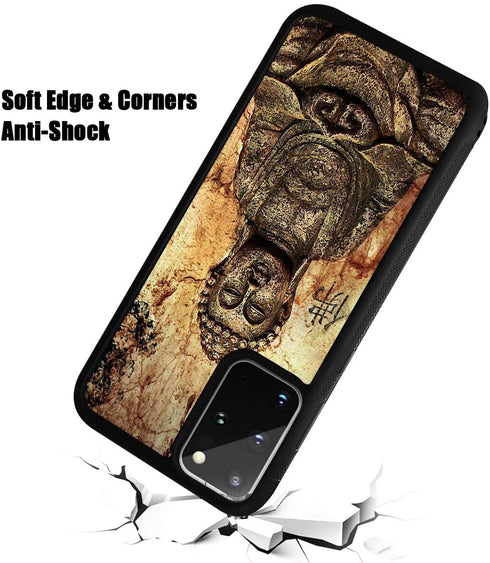 for Samsung S20+, Galaxy S20 Plus, Durable Protective Soft Back Case Phone Cover, HOT12125 Buddha...