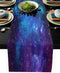 Dining Table Runner Dresser Scarf Linen Burlap Fabric,Galaxy Stars in Space Universe Celestial Astronomical Planets Washable Table Runners 72 Inch...